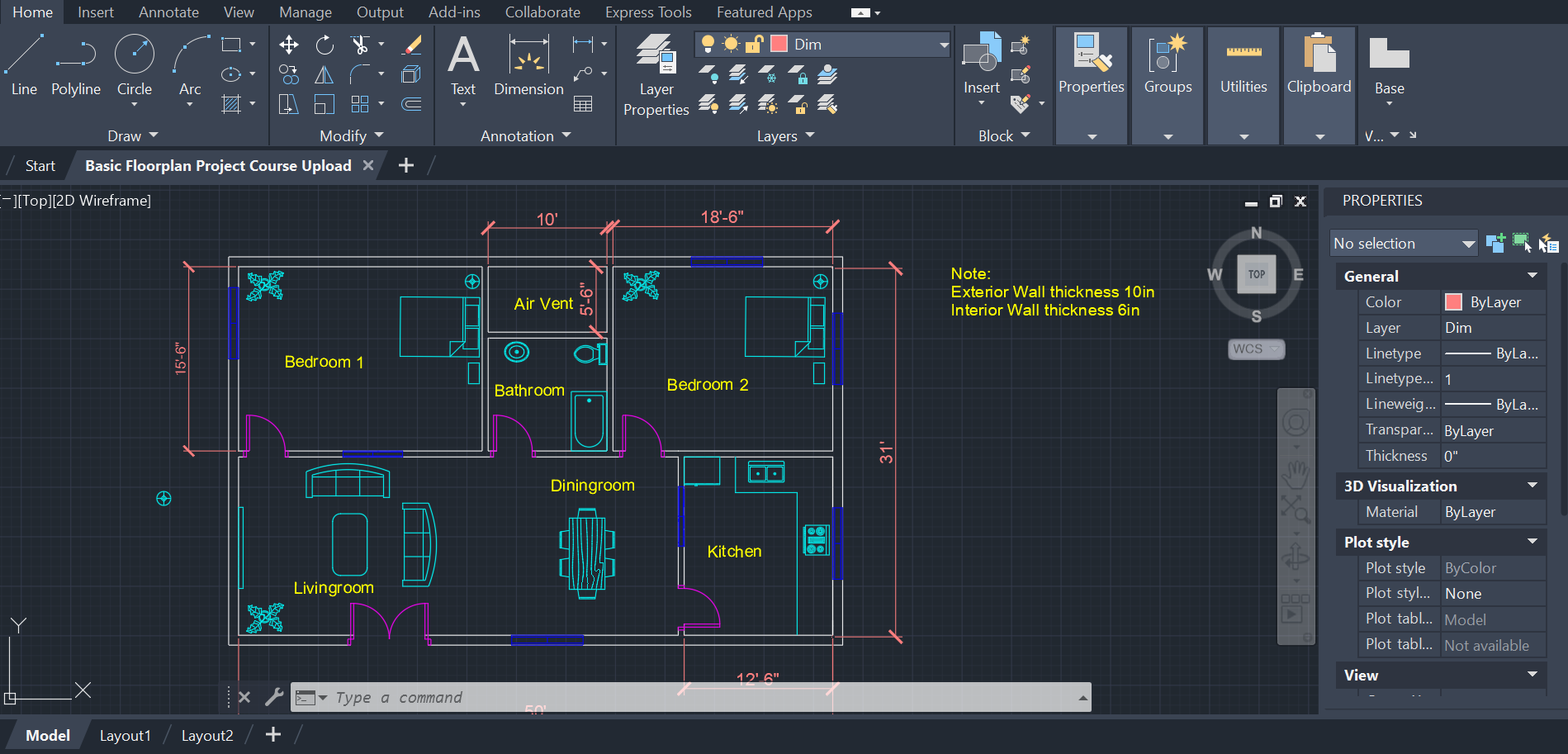 Basic Floorplan - student project