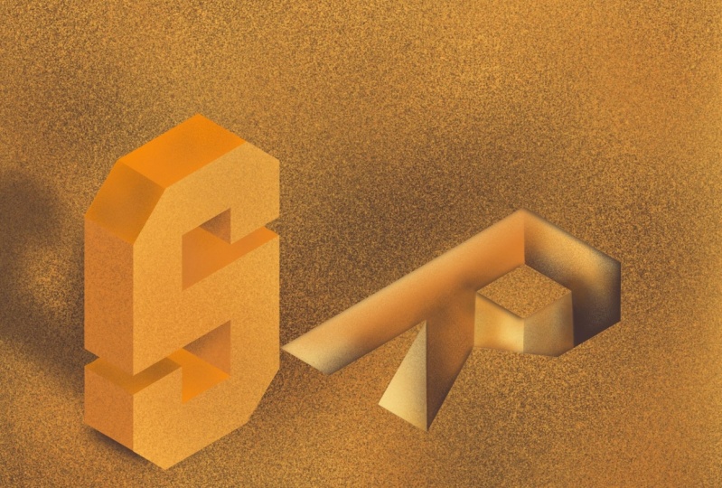 3D Lettering in Procreate