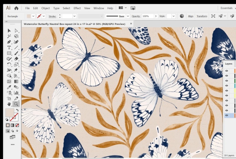 Watercolor Butterflies