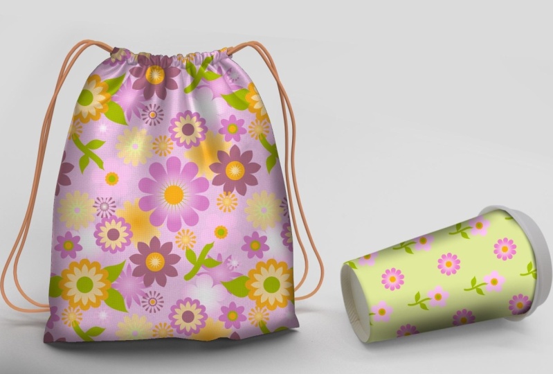 Retro Flower Patterns with Affinity Designer