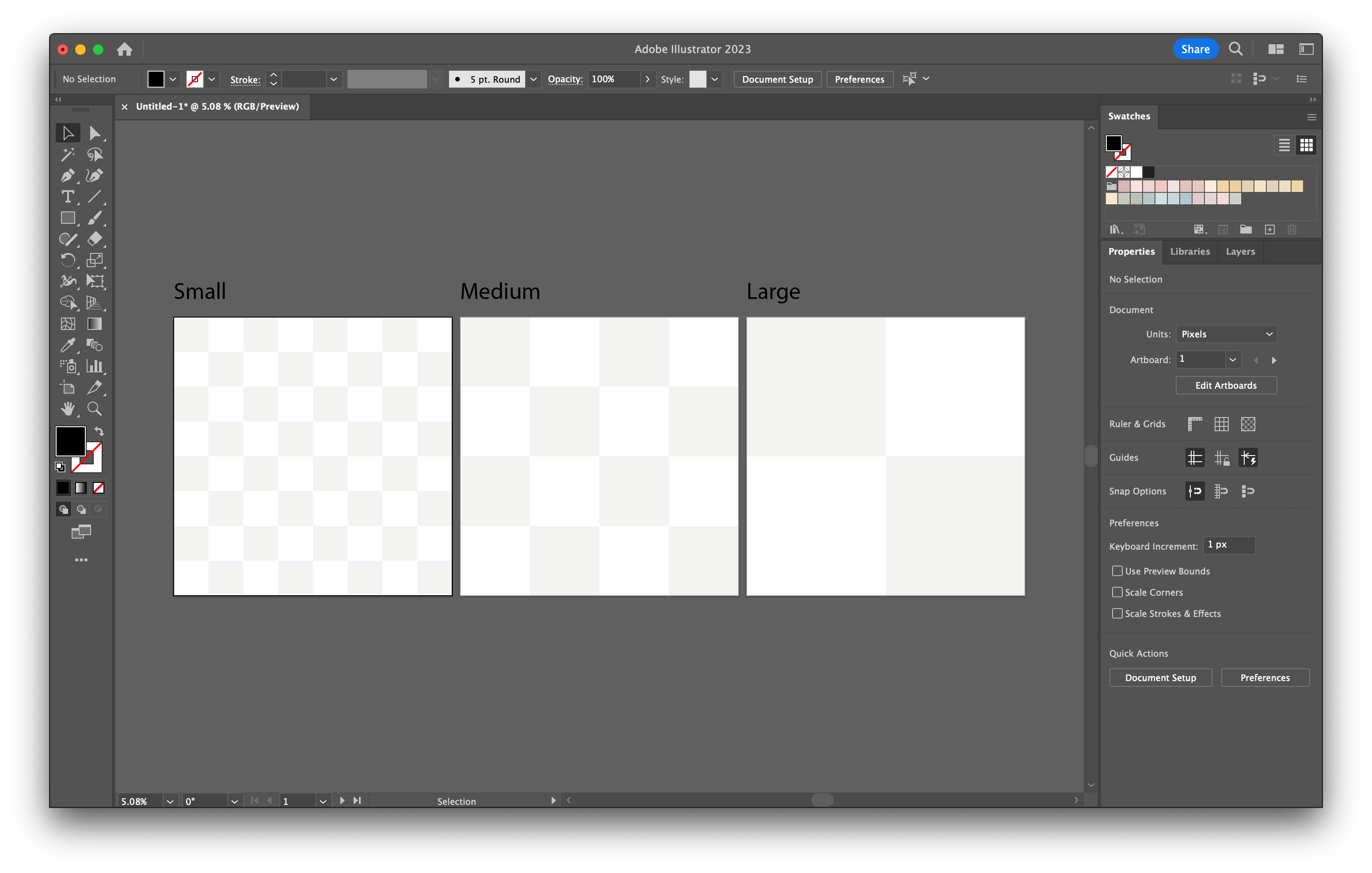 Layout Template - student project