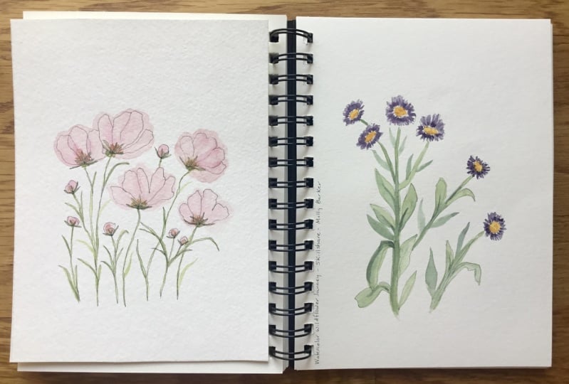 Watercolor Wildflowers