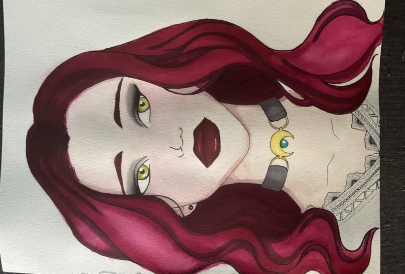 Portrait a l’aquarelle