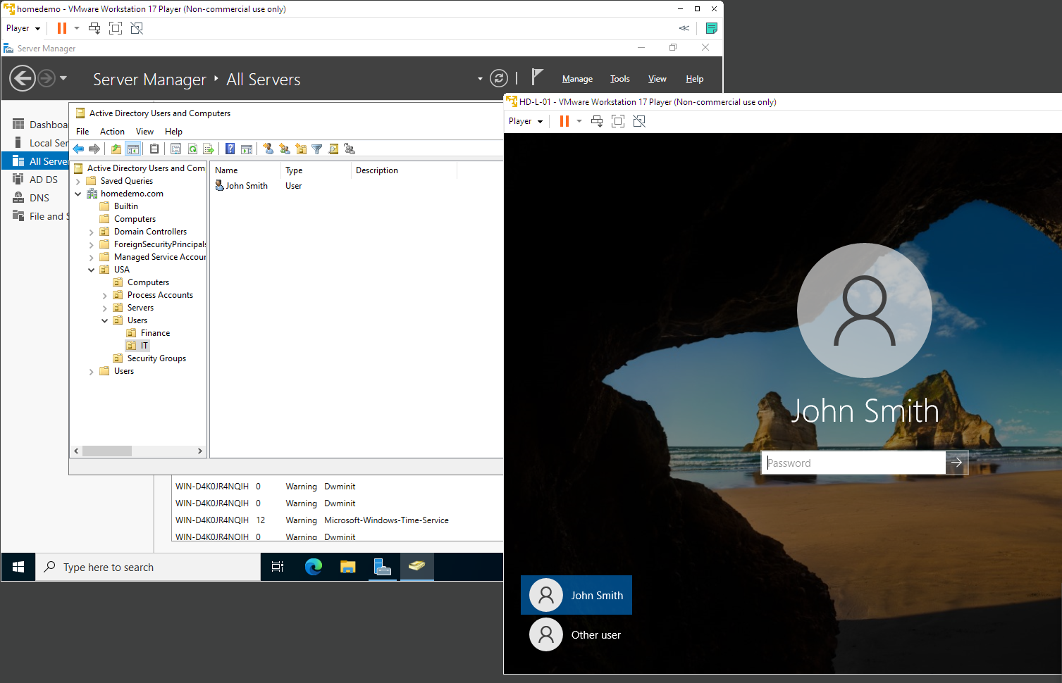 Windows Server and Active Directory