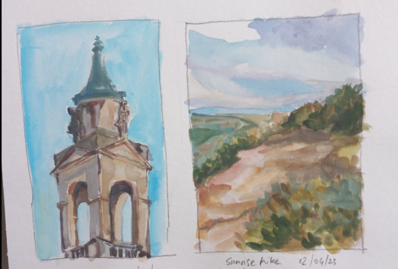 Painting Outdoors in Watercolour