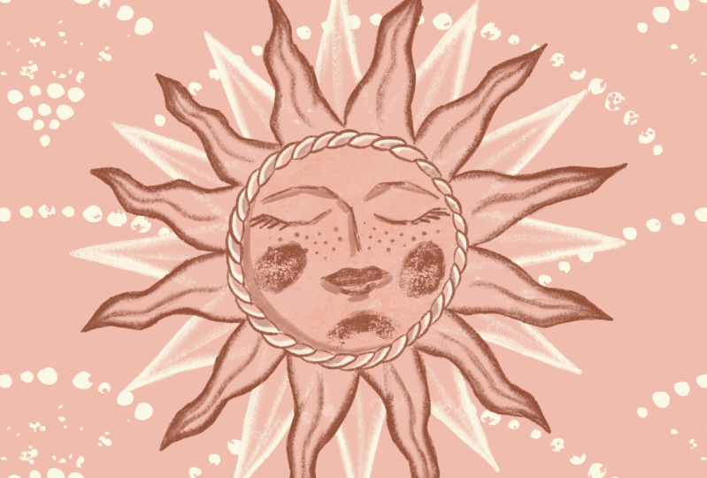 Hand-Drawn Sun (Procreate to Illustrator)