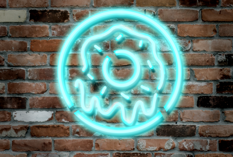 Blue donut :)