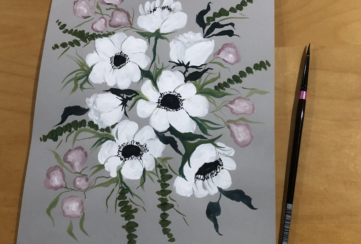 Express Feelings of Love, Healing and Support with flowers! - student project