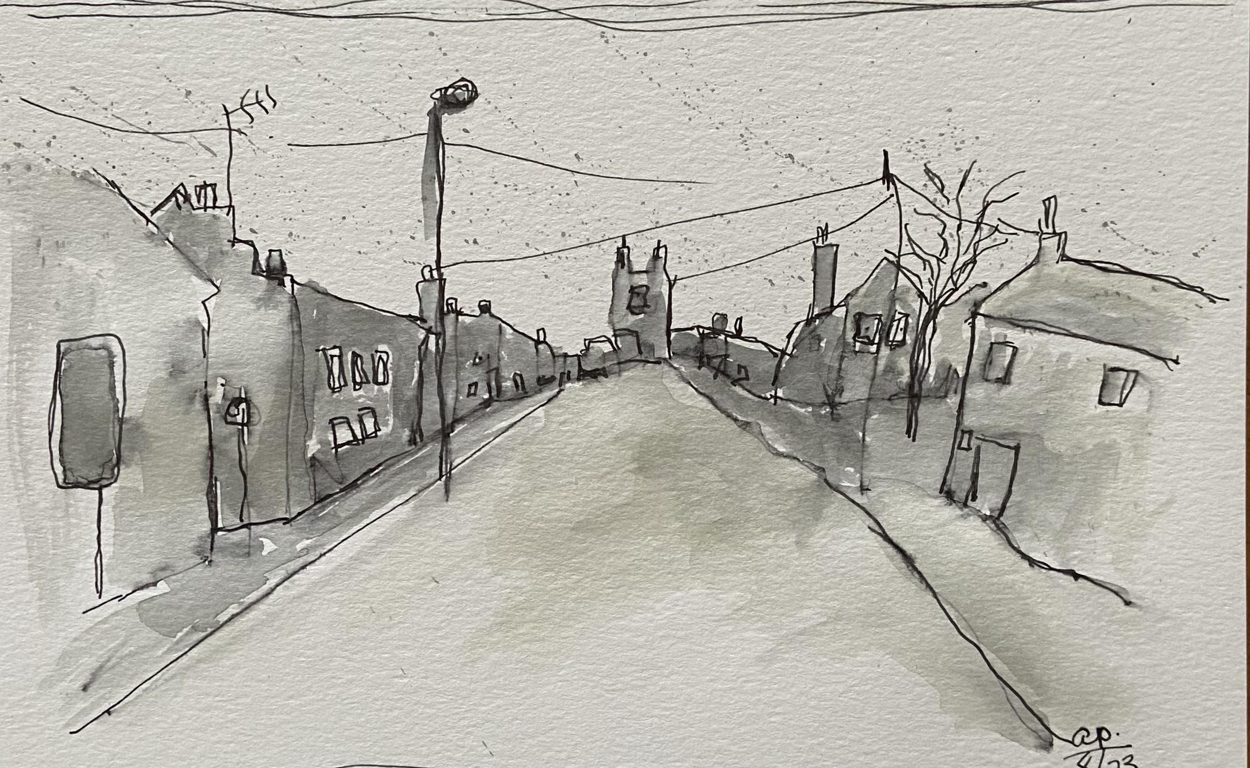 Water soluble ink in 3 steps - student project