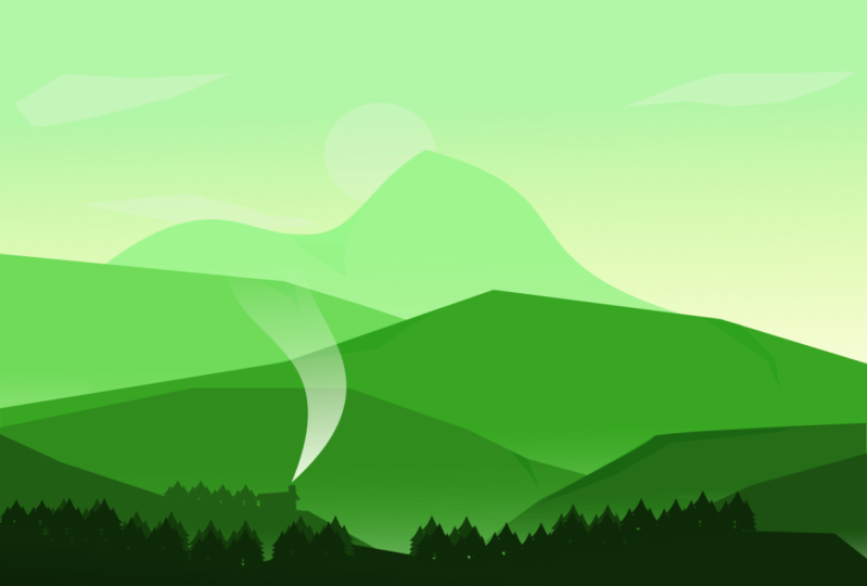 The green mountain