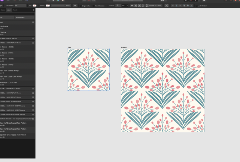 Motifs de surface : Hacks d'efficacité dans Affinity Designer et Photo ...