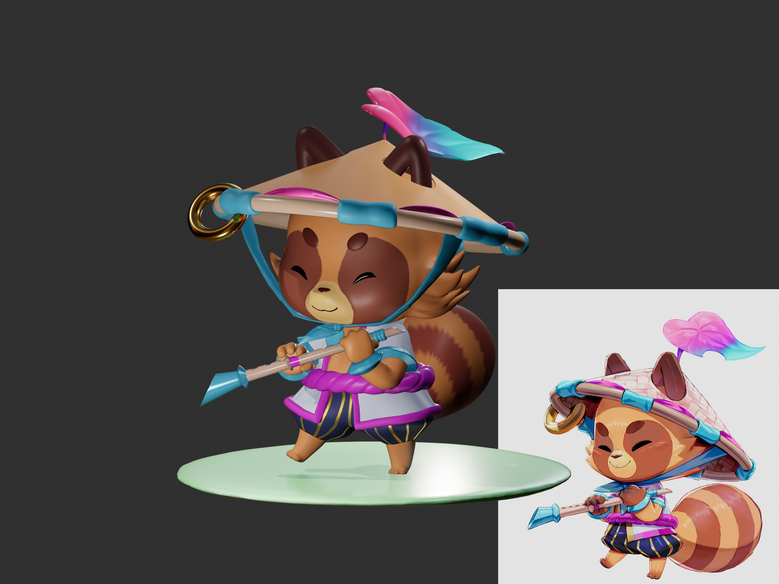 Spirit Blossom Teemo - student project