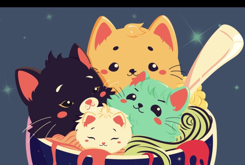 Cat Ramen Bowl