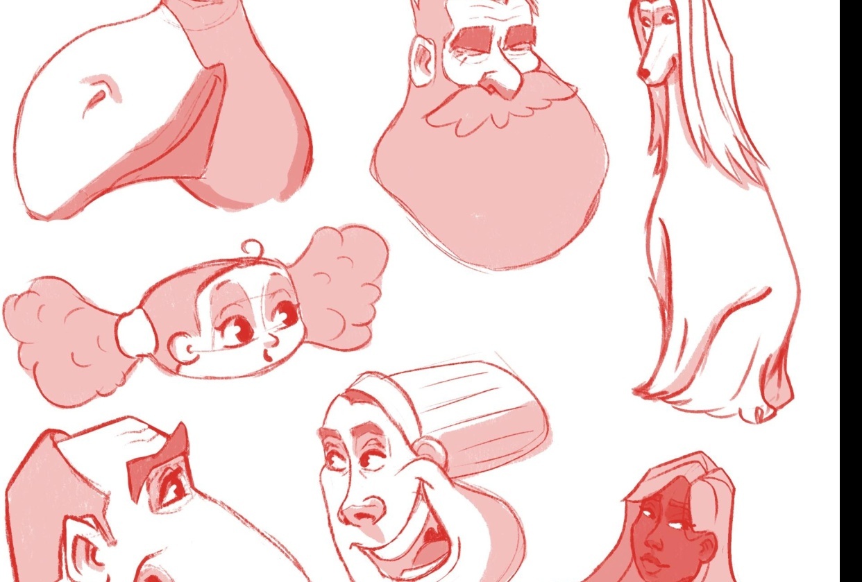 My Character Designs - student project