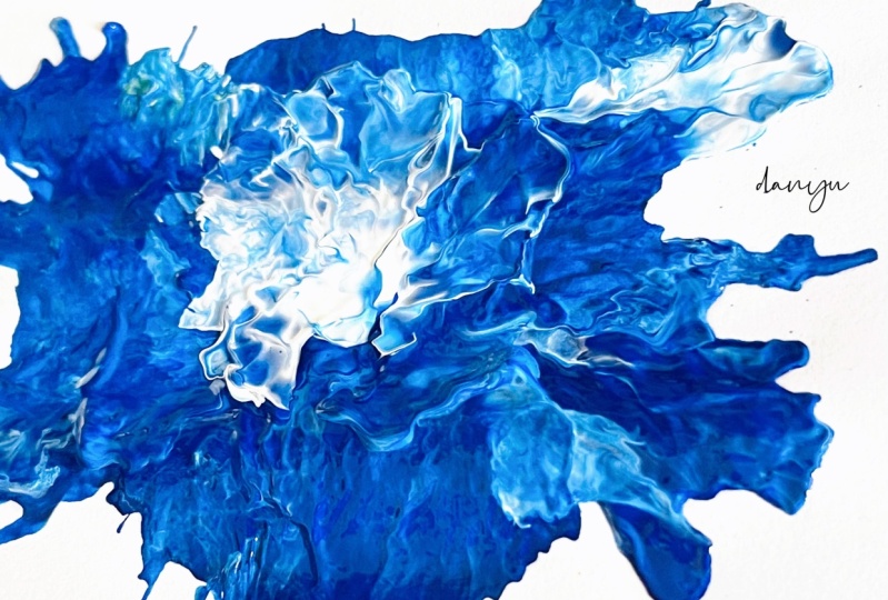 Fluid Acrylic Painting Practice - danyu