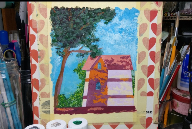 Gouache Creating The Illusion Of Light
