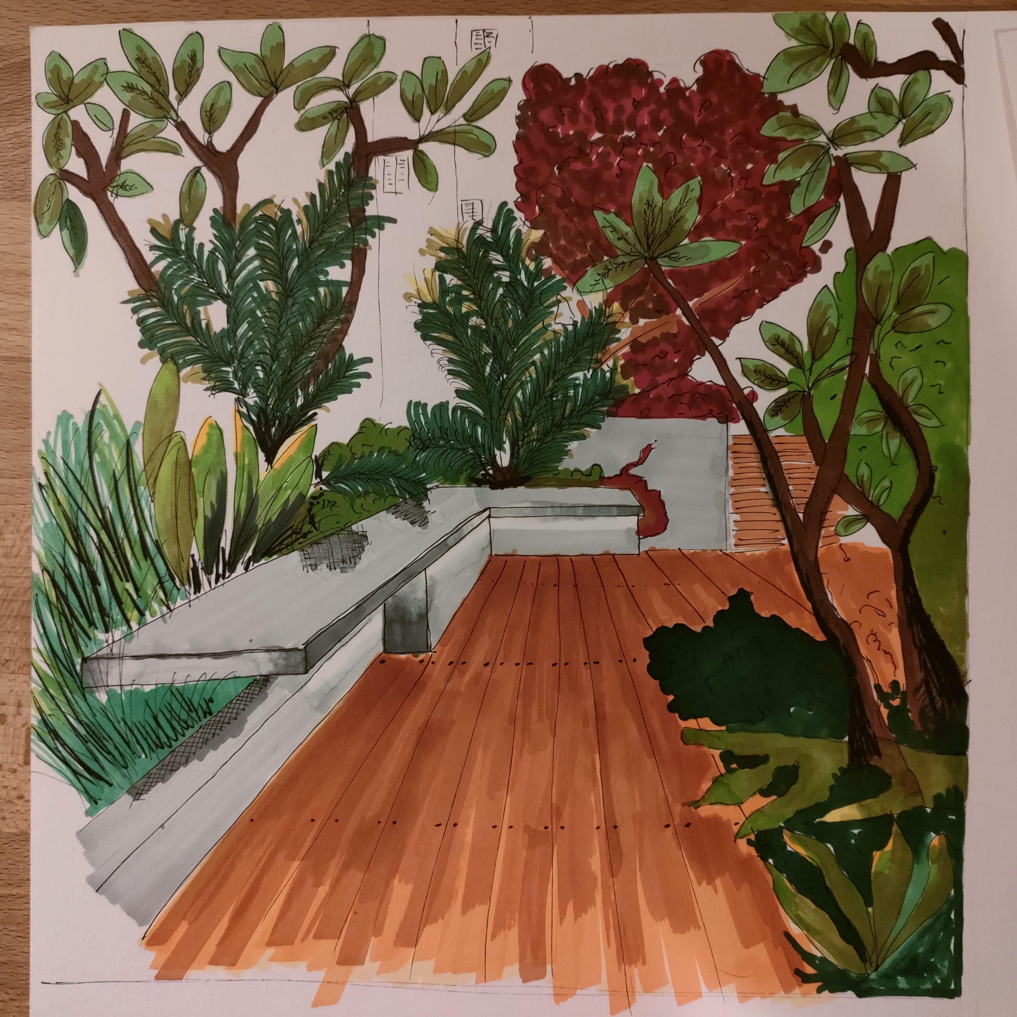 Drawing from an existing image - student project