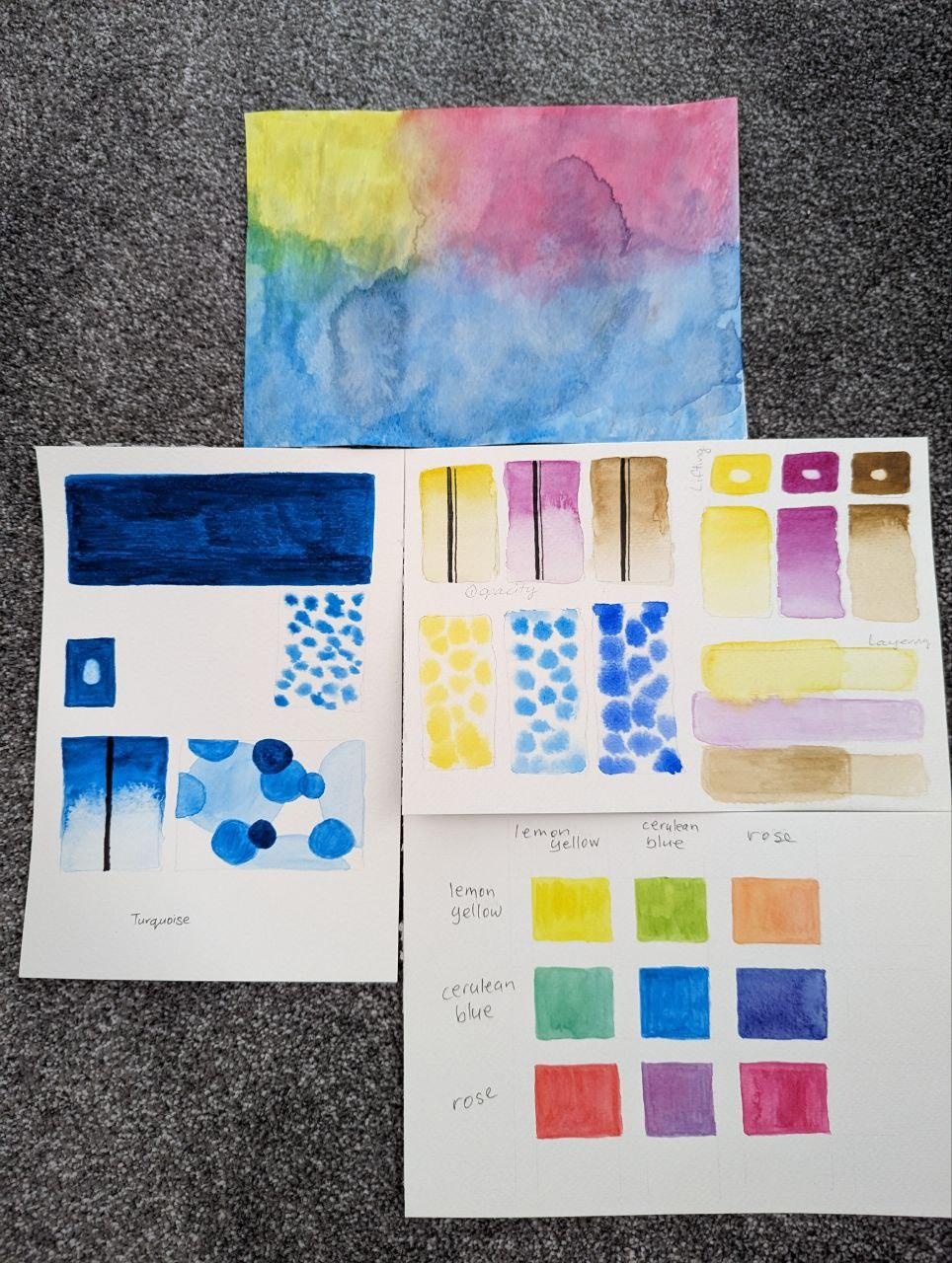 Colorful Swatches - student project