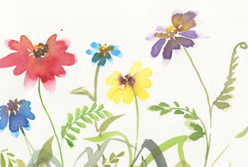 Testing Watercolor Brushes