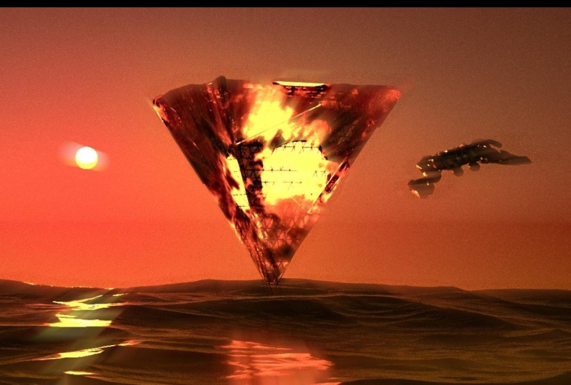 Crystal Disperse Scene Arnold