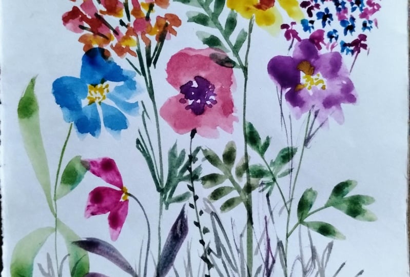 Watercolor brushes 101 with Nina