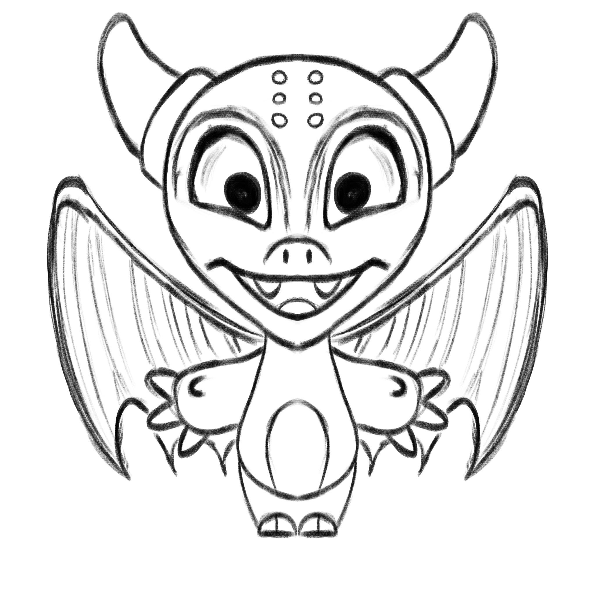 Symmetry Character Drawing