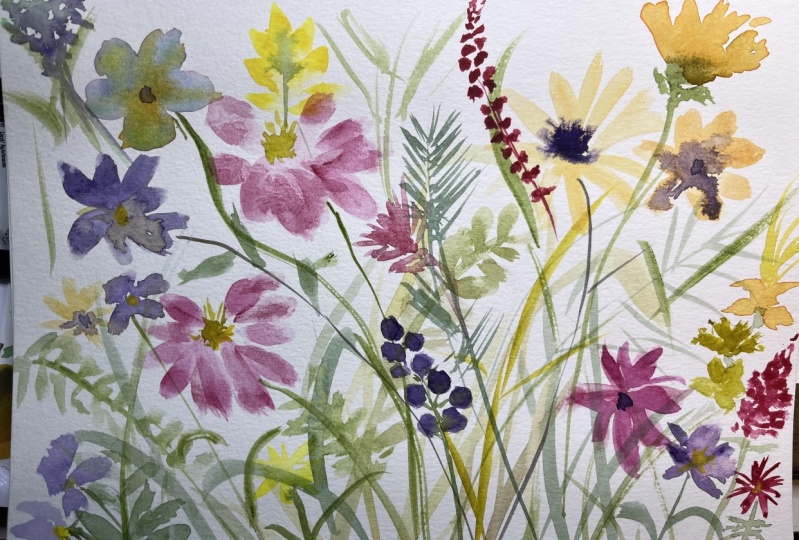 FUN with a few brushes -  1st Practice sheet
