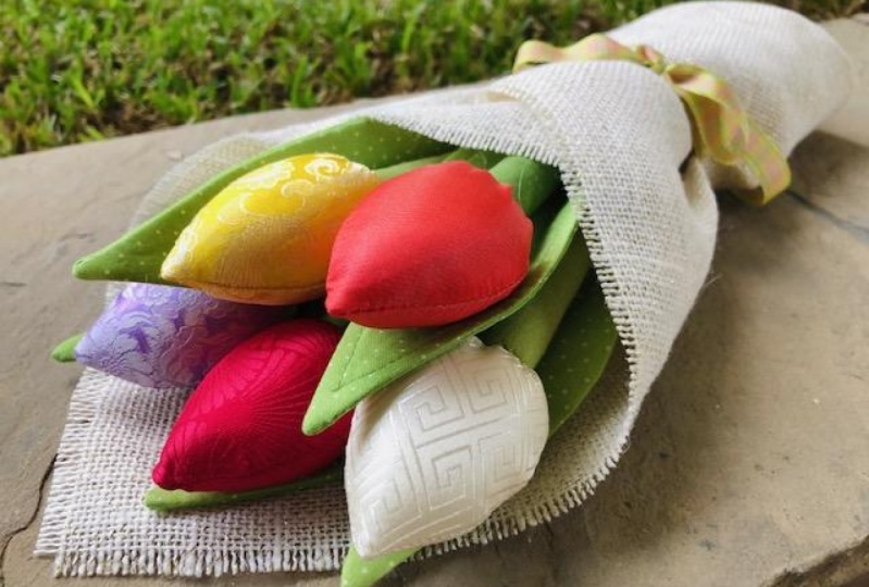 Different kind of Bouquets of Tulips