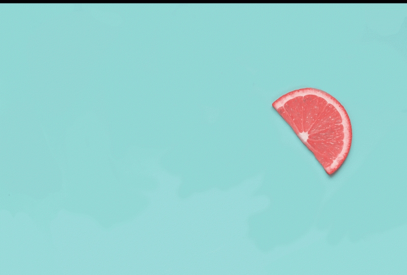 Flatlay Animation In Photoshop - Grapefruit