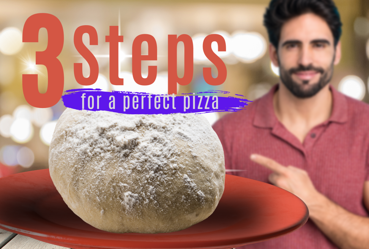 Pizza making Thumbnail Created in Canva - student project