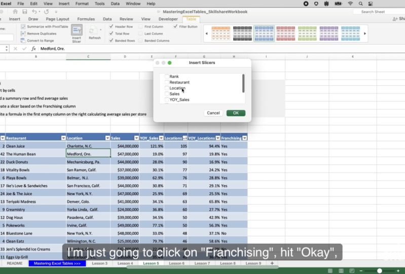 Sorting and filtering