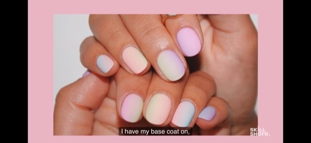 Nail art design - student project