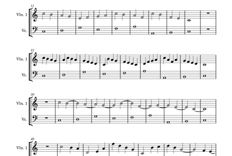 Five Species of Counterpoint