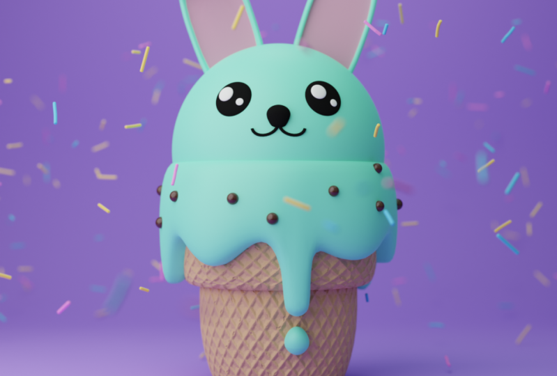 3D Kawaii Bunny