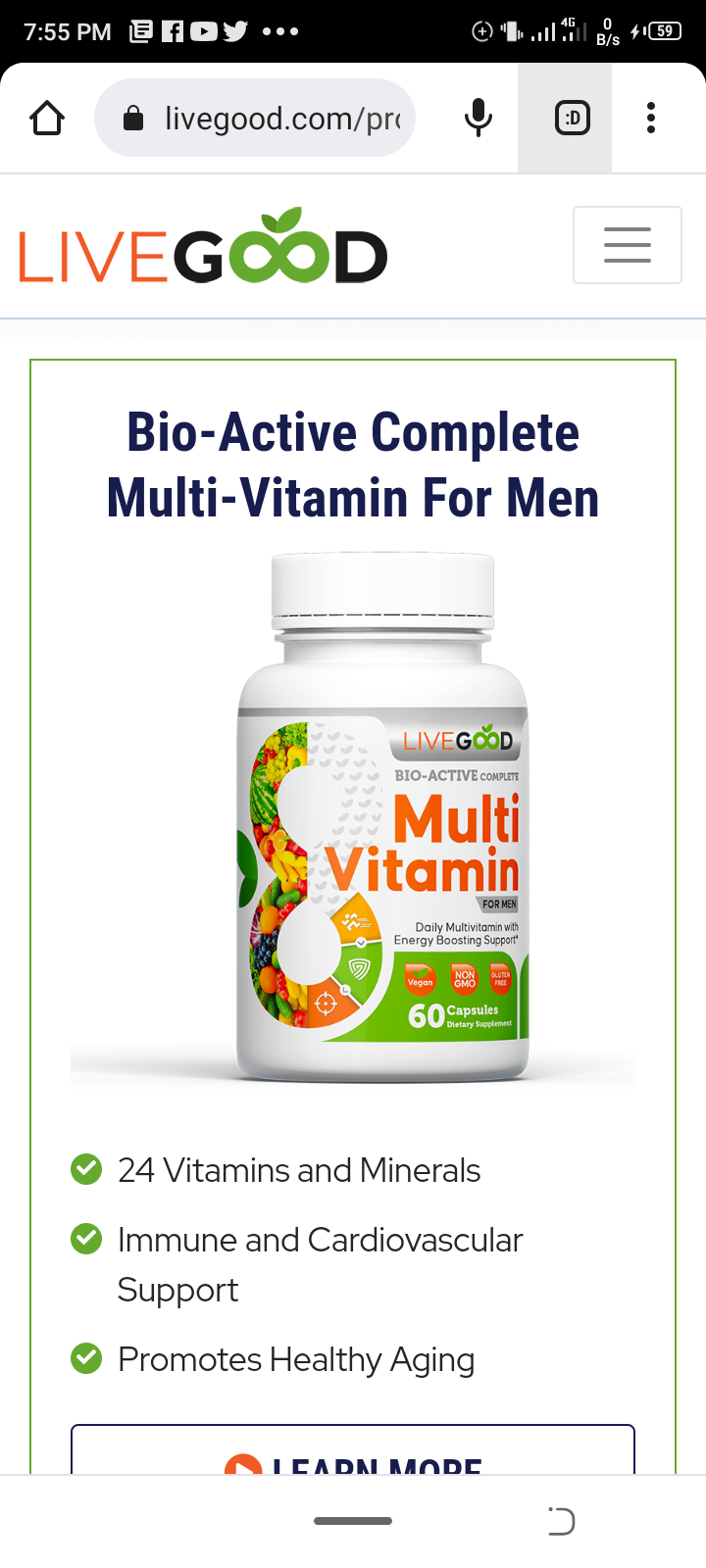 Introductory Email to sell Bioactive Multi-vitamen - student project
