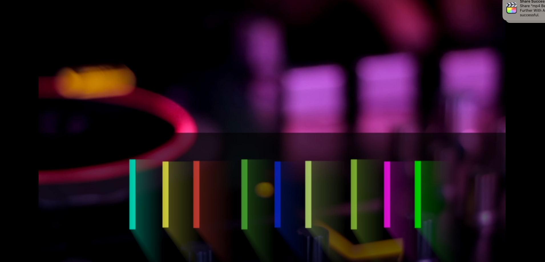 Things I Learned: Going Further With Apple Motion 5 - student project