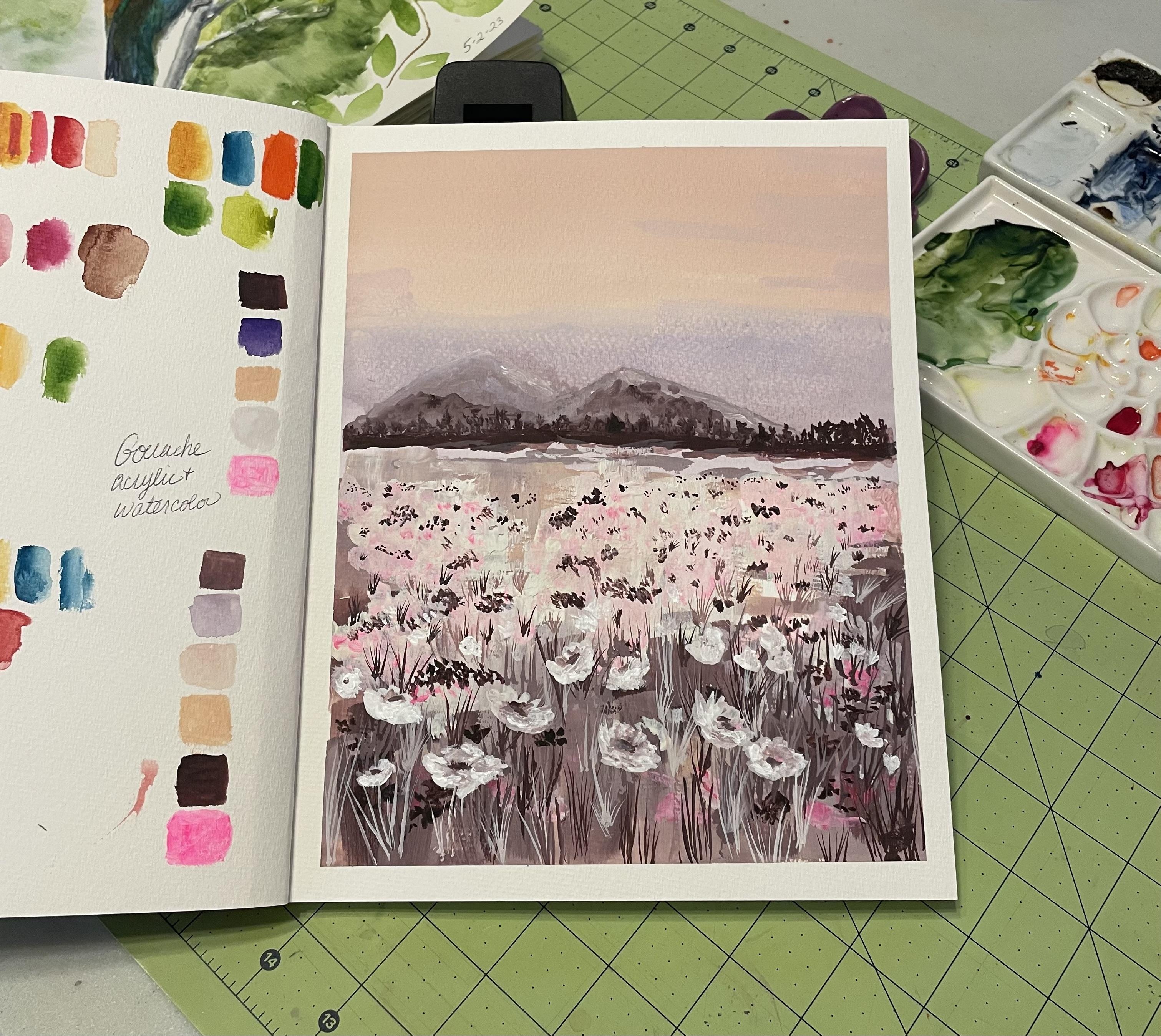 Wildflower Landscape - student project