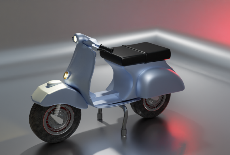 Retro Moped