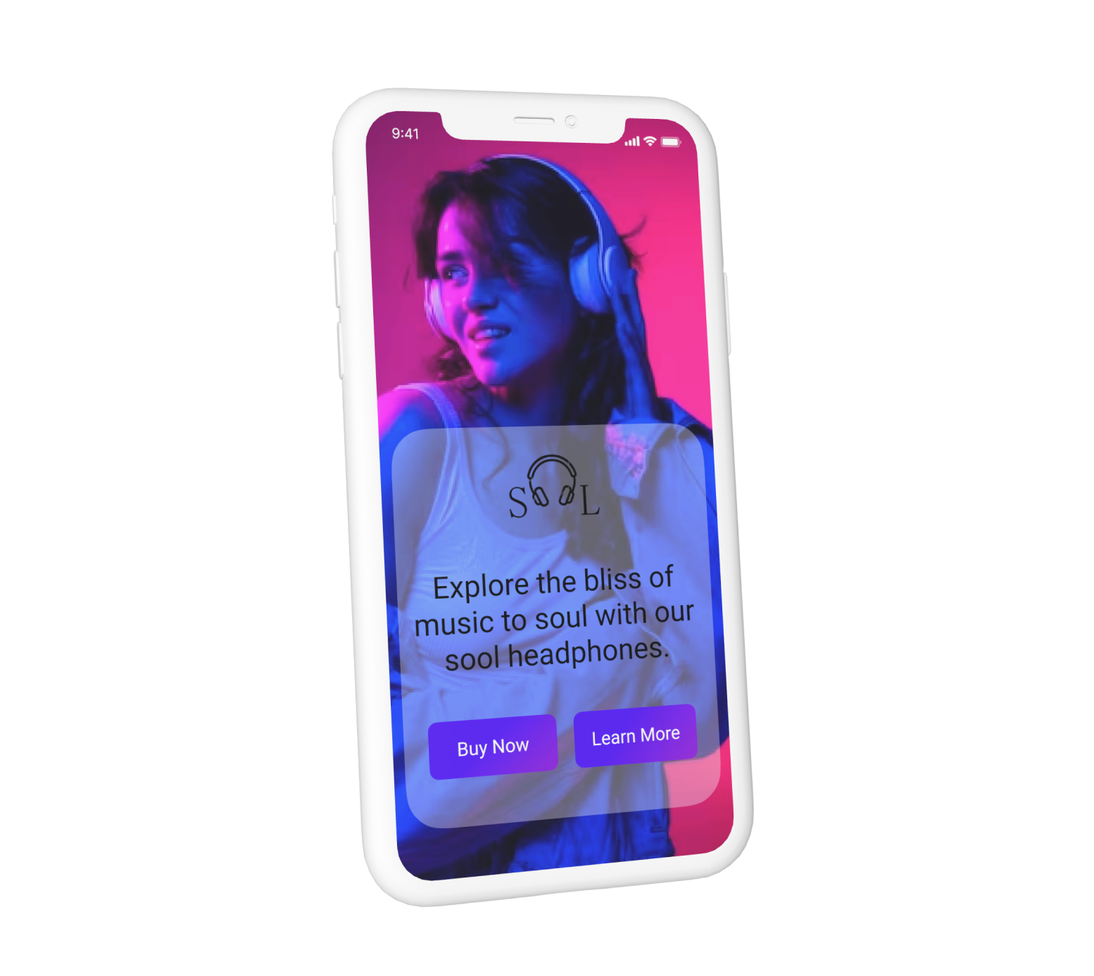 Headphone app design