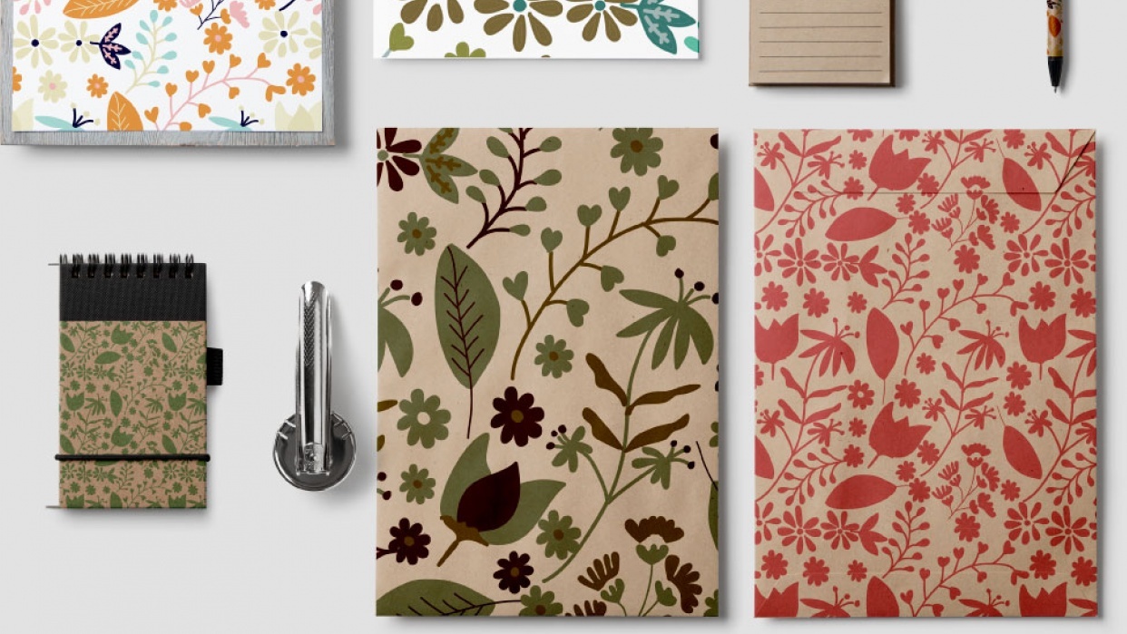 Stationery set - student project