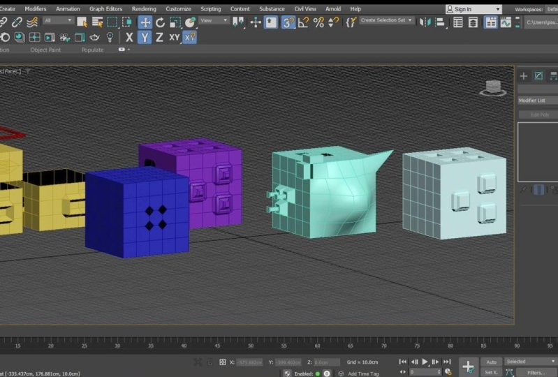 Experimenting with edit poly