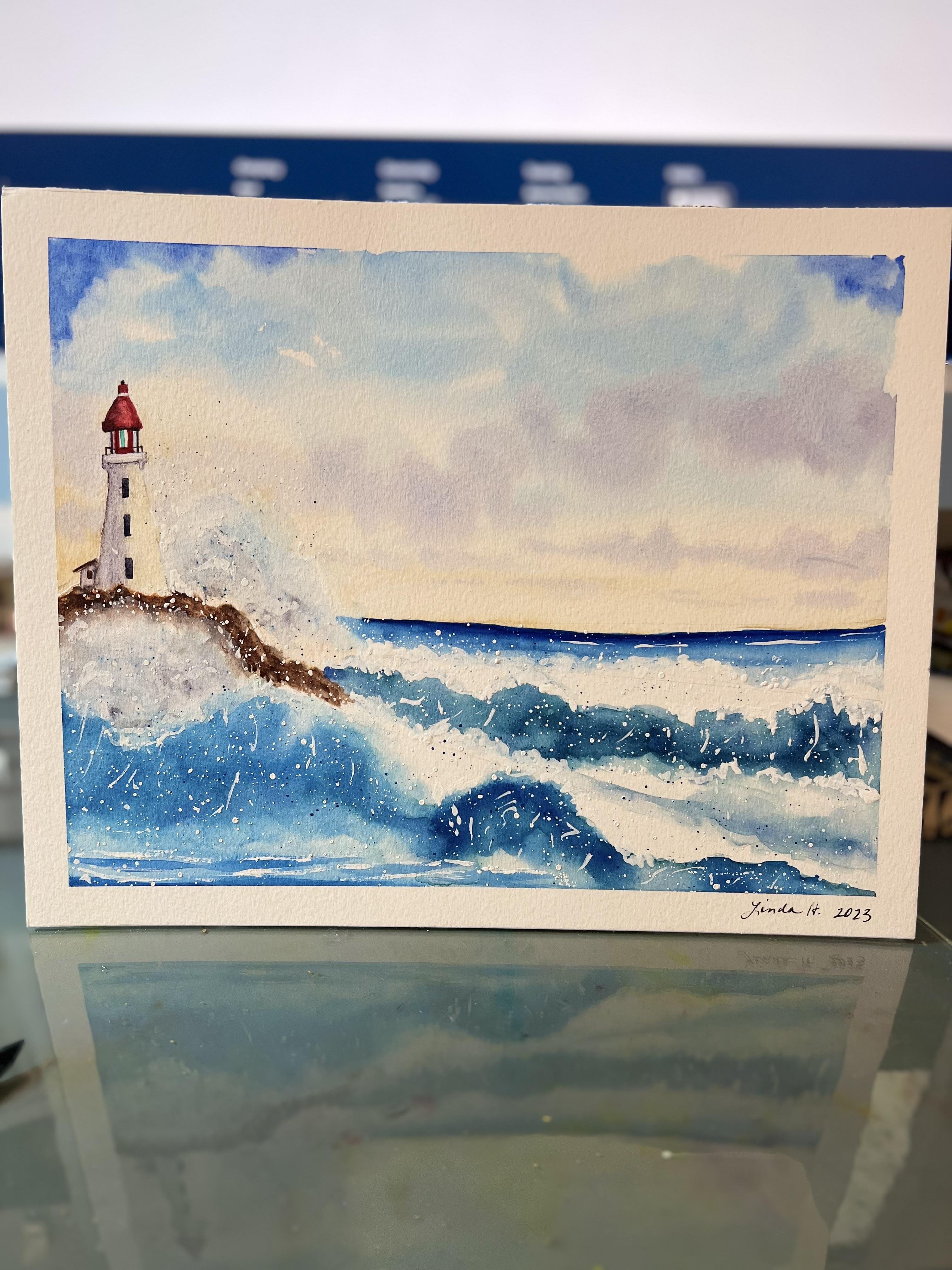 Watercolor Sea - student project