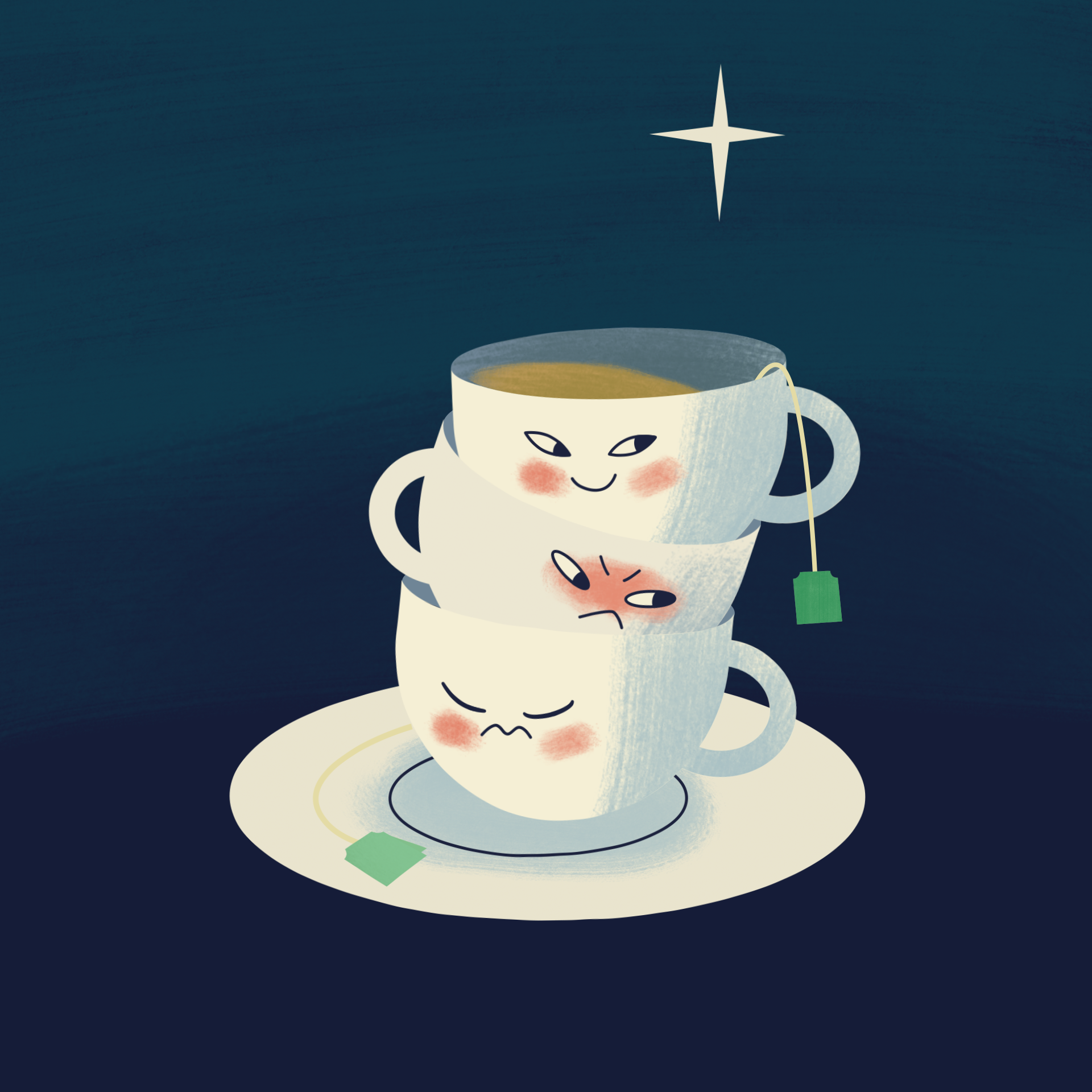 Hierarchy of cups - student project