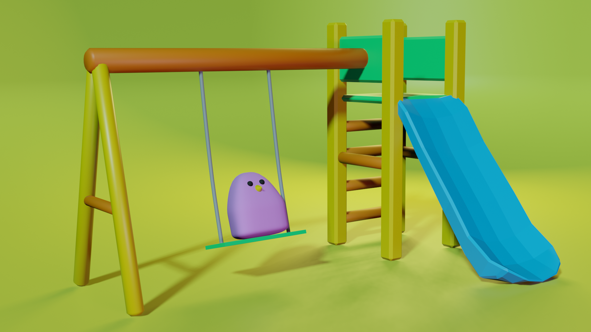 my swinging bird