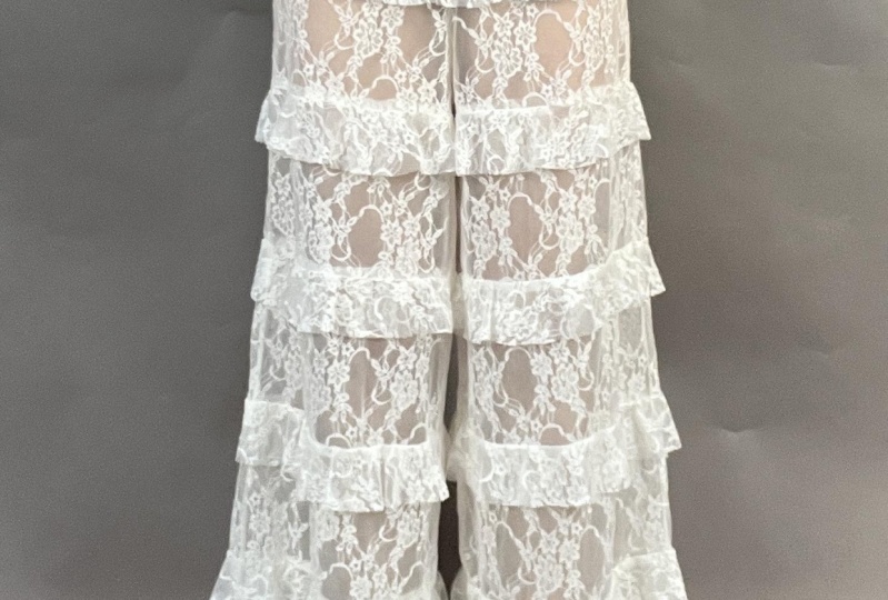 pants made from technical flat