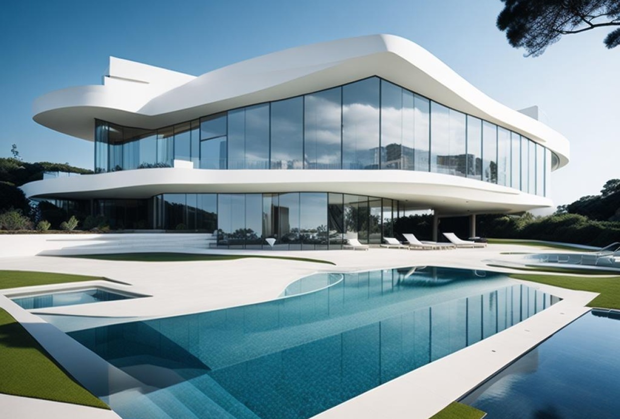 Modern Luxury modern house - student project