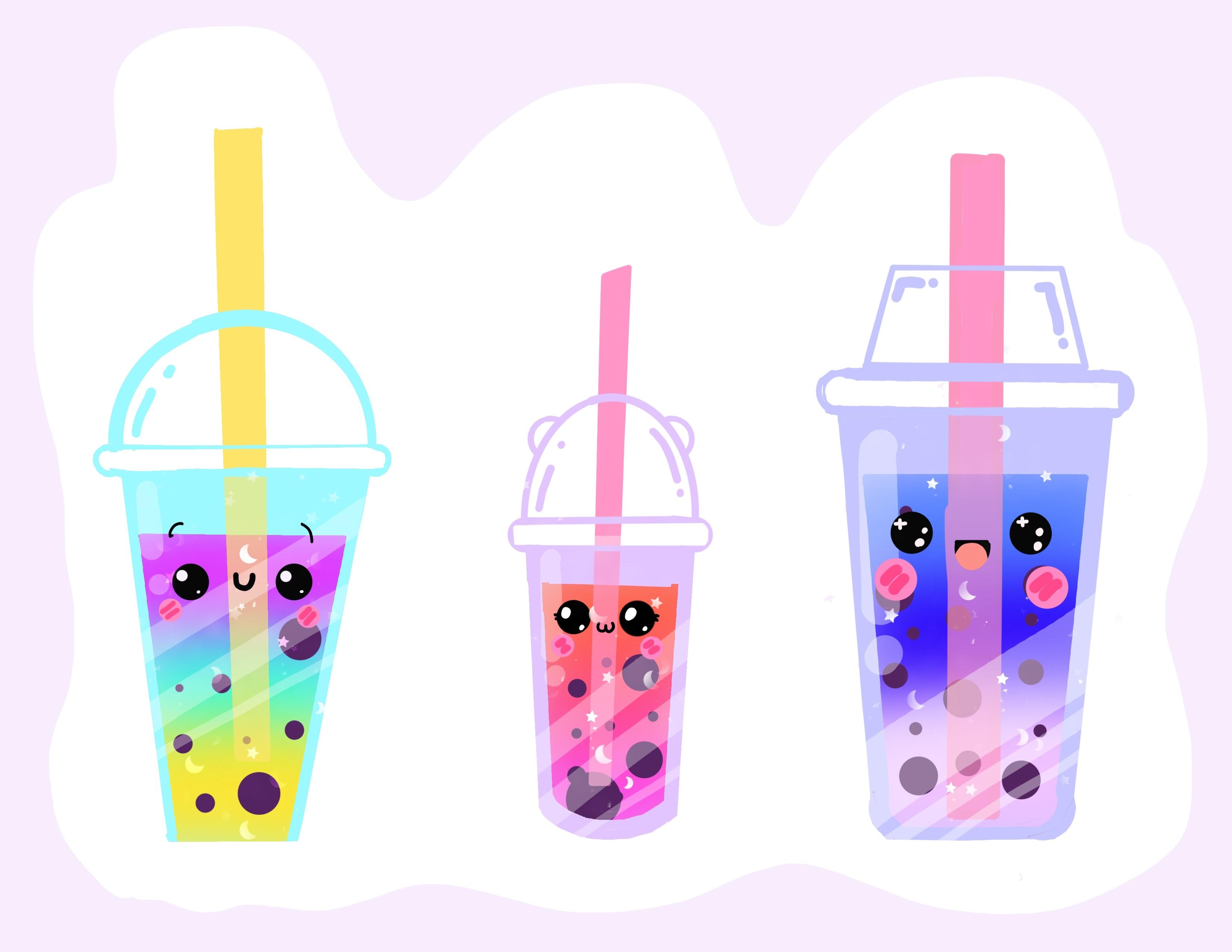 Kawaii boba tea ♡ - student project