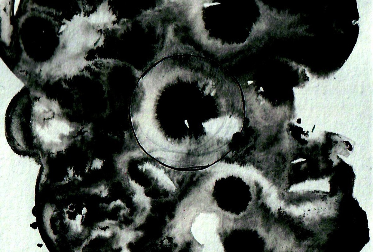 ink abstract eye - student project