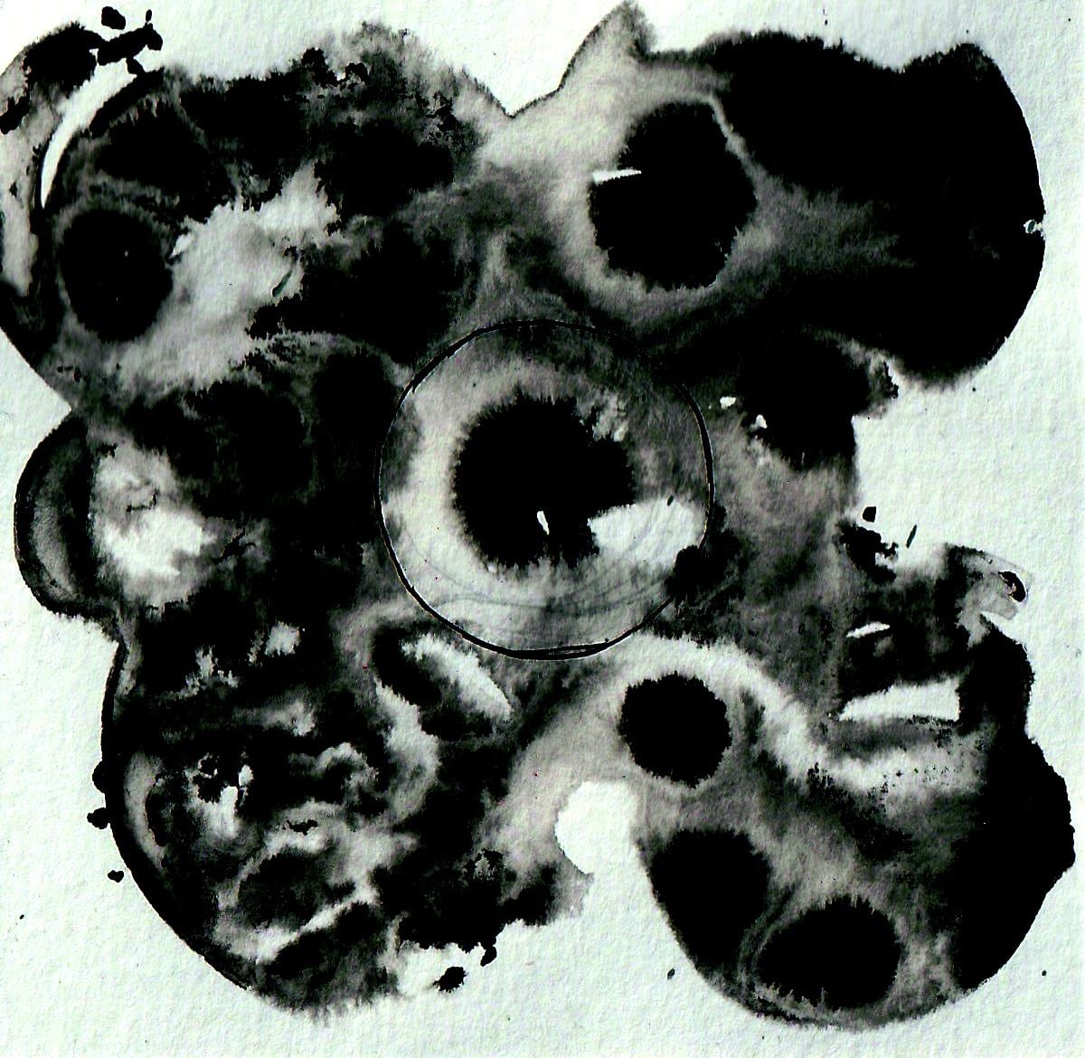 ink abstract eye - student project