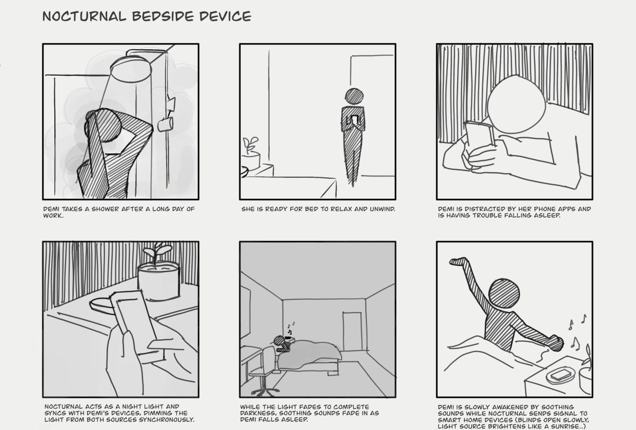 Nocturnal Bedside Device - student project